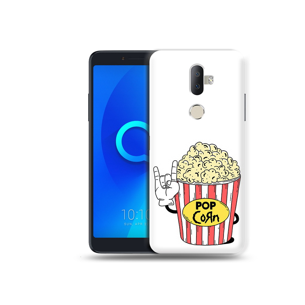 

Чехол MyPads Tocco для Alcatel 3V крутой попкорн, Прозрачный, Tocco