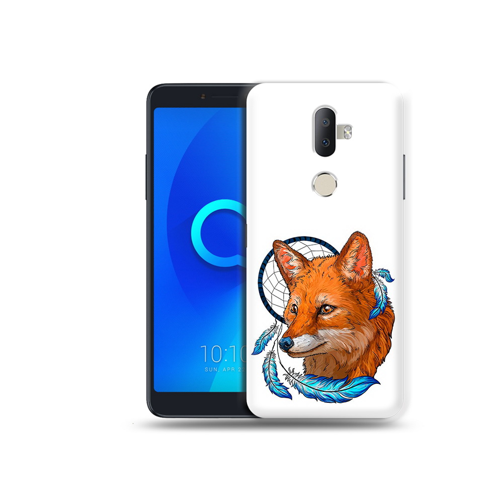 

Чехол MyPads Tocco для Alcatel 3V лиса и ловец снов, Прозрачный, Tocco