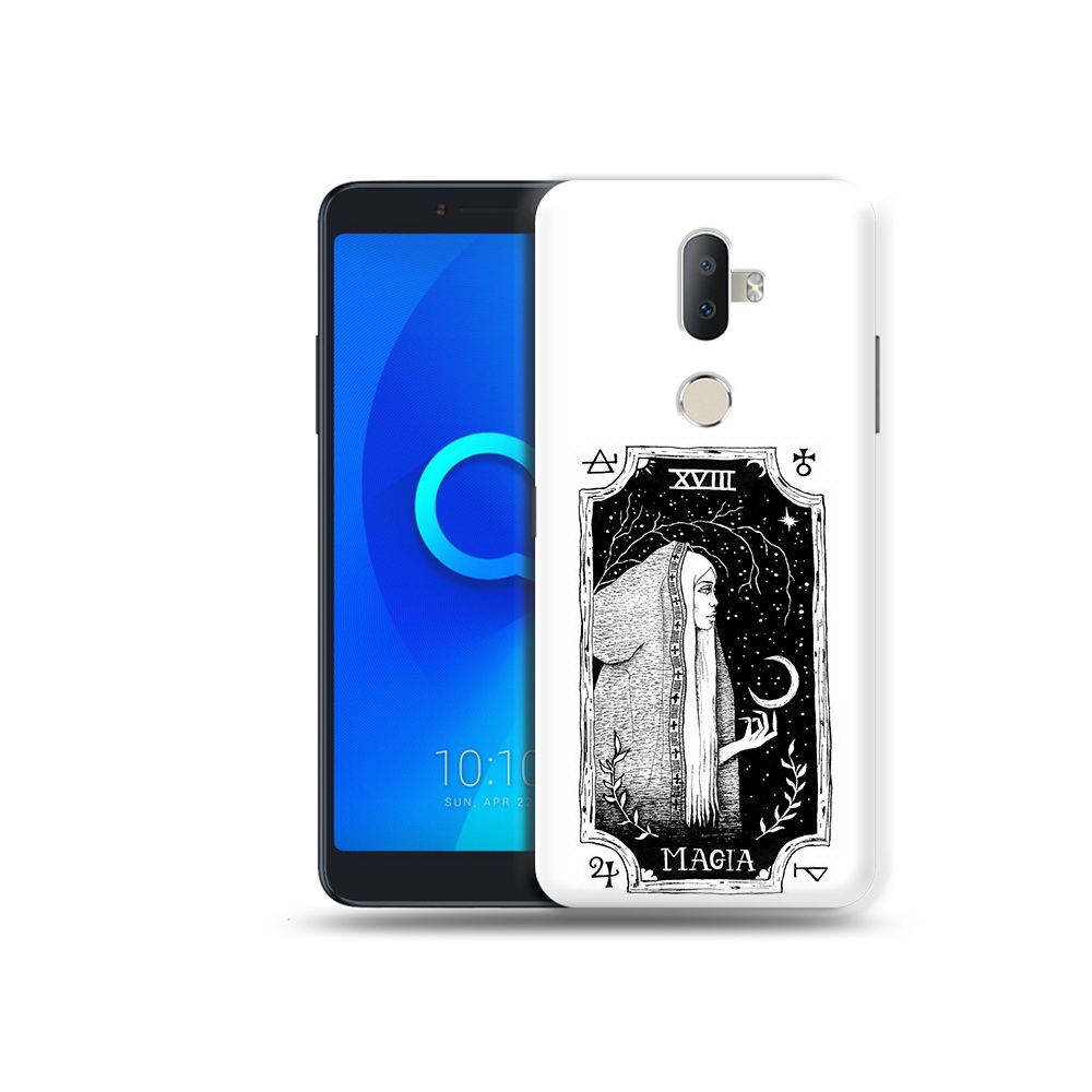 

Чехол MyPads Tocco для Alcatel 3V лунная магия, Прозрачный, Tocco