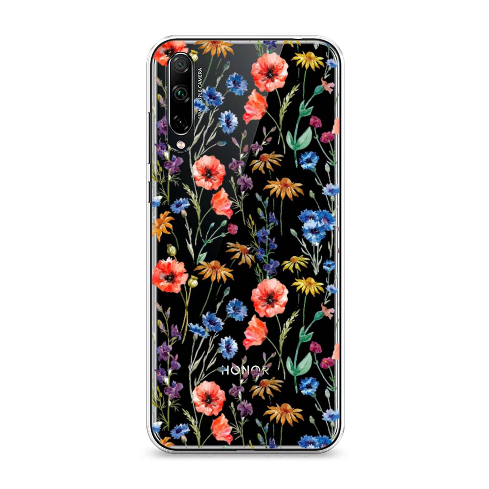 

Чехол Awog "Маки и васильки фон" для Honor 30i, 6104050-8