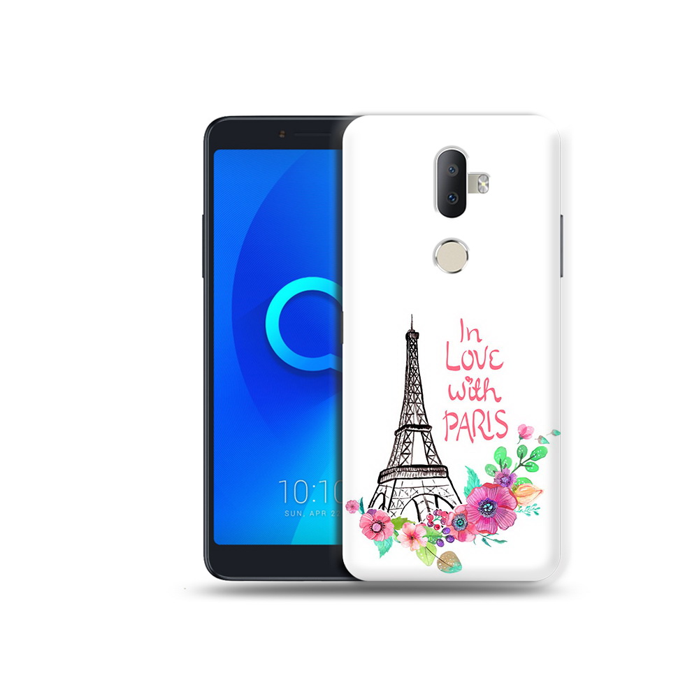 

Чехол MyPads Tocco для Alcatel 3V любимый париж, Прозрачный, Tocco