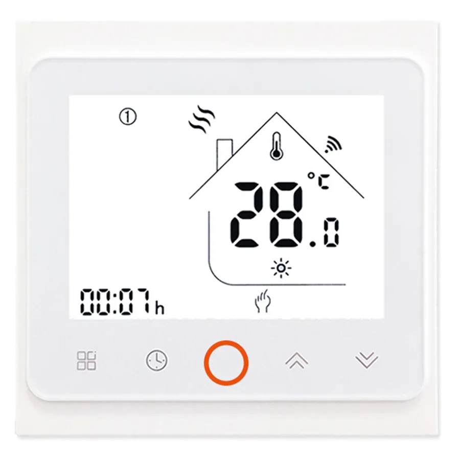 

Терморегулятор для теплого пола MoesBHT WiFi White, Белый, MoesBHT WiFi White