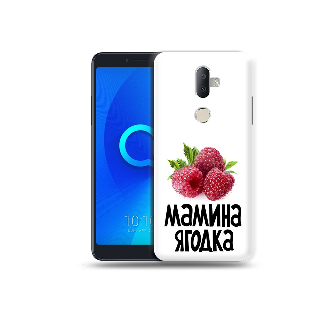 

Чехол MyPads Tocco для Alcatel 3V мамина ягодка, Прозрачный, Tocco