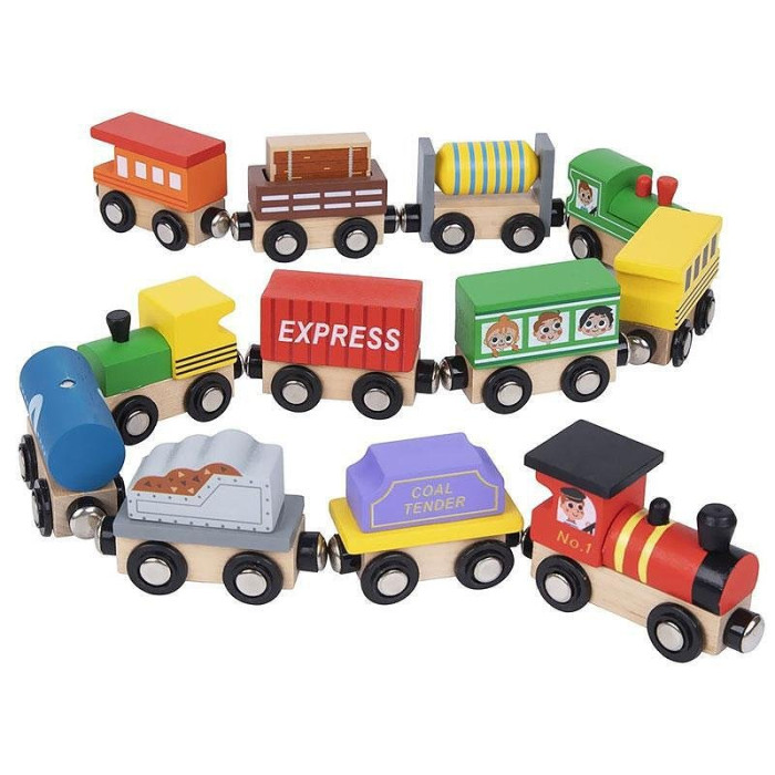 

Игровой набор Tooky Toy Паровозики TH647