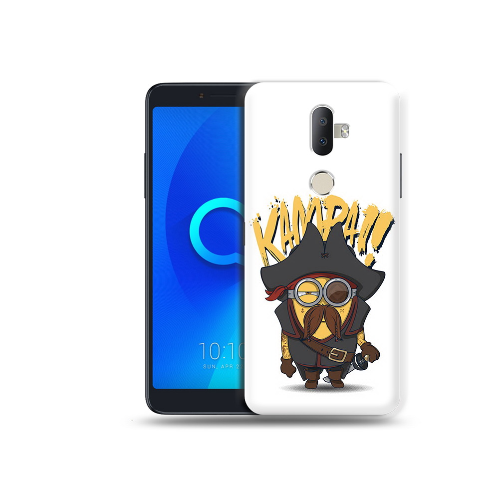 

Чехол MyPads Tocco для Alcatel 3V миньон пират, Прозрачный, Tocco