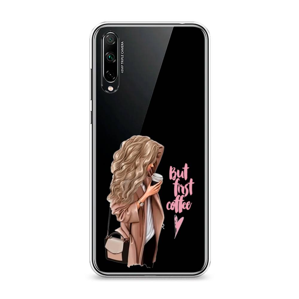 

Чехол Awog "Девушка с кофе" для Honor 30i