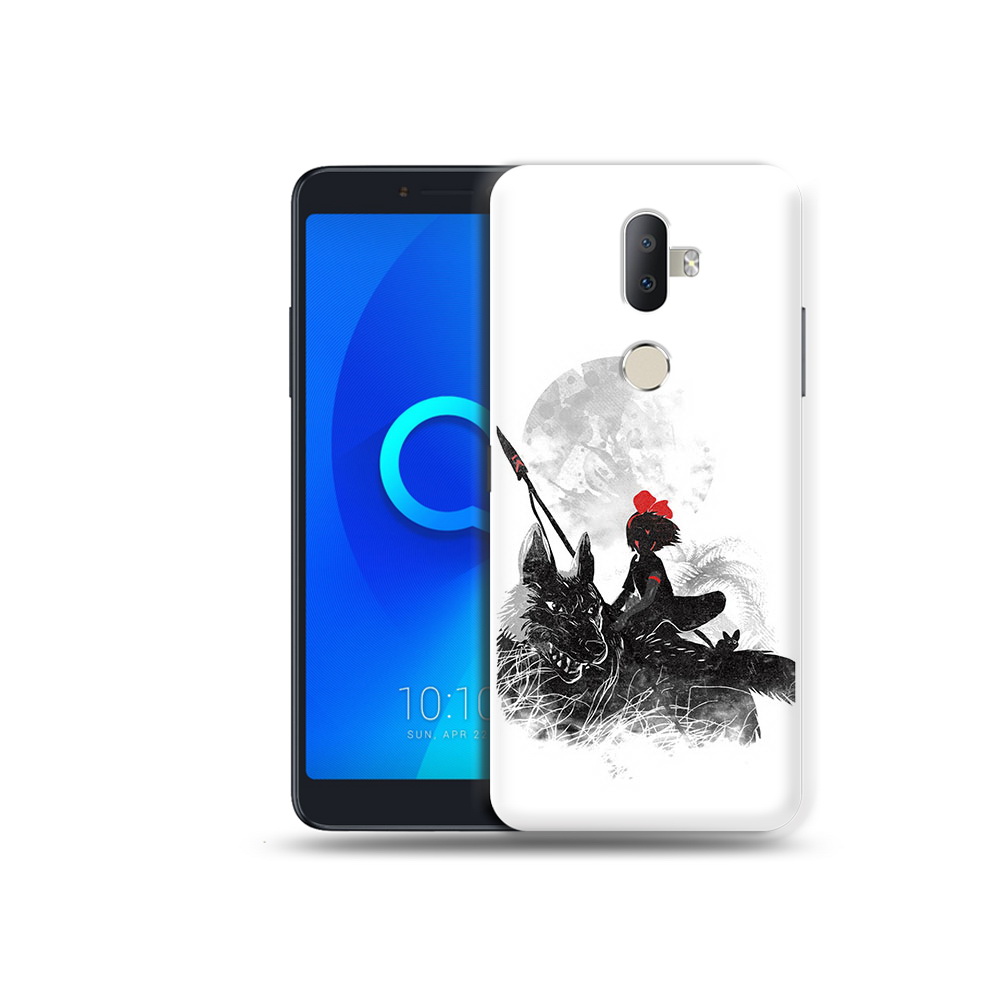 

Чехол MyPads Tocco для Alcatel 3V мононоке, Прозрачный, Tocco