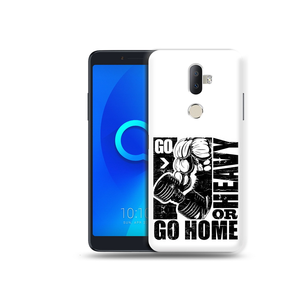 

Чехол MyPads Tocco для Alcatel 3V накаченные руки, Прозрачный, Tocco