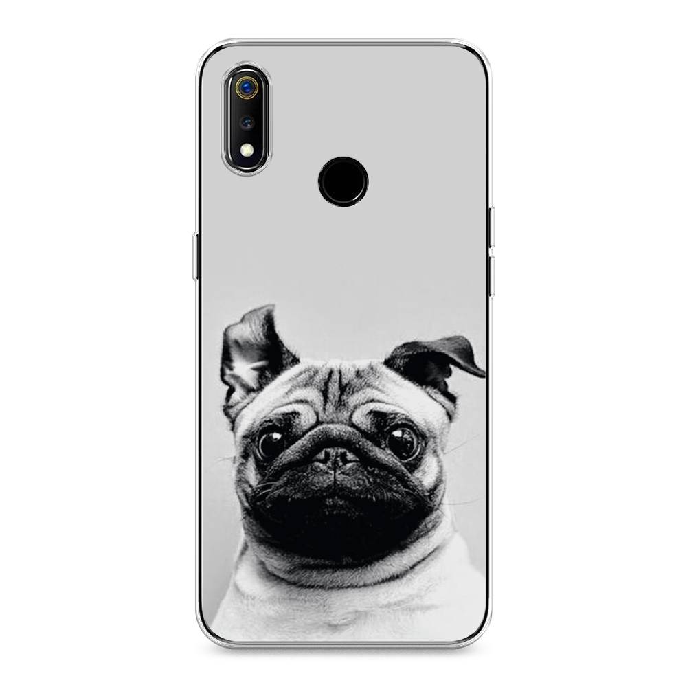 

Чехол Awog на Realme 3 "Ушастый мопс", Разноцветный, 251050-1