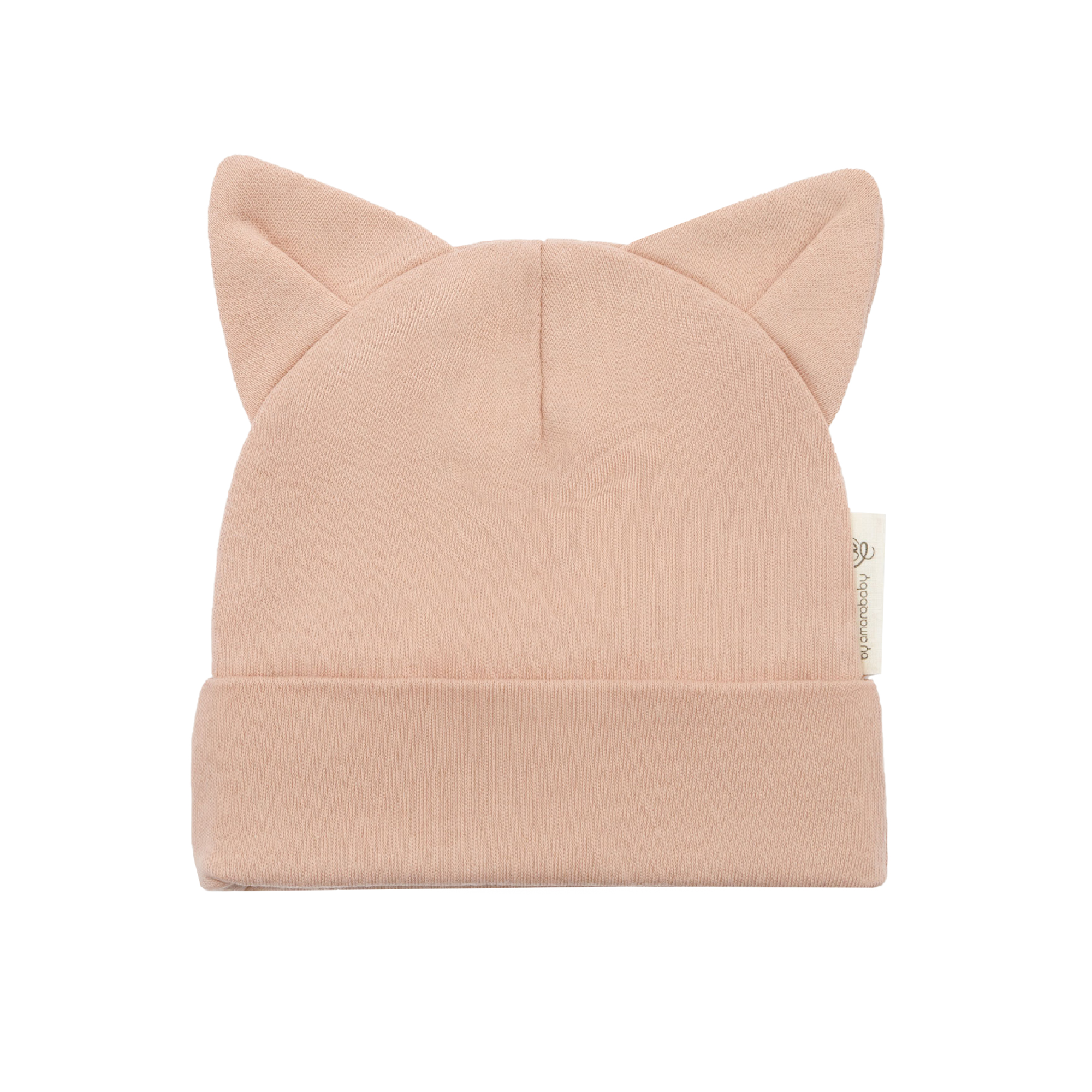 фото Чепчик детский amarobaby ab-od22-ne16ca, бежевый, 44