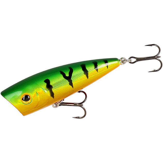 

Поппер Mikado CHA-CHA PWF-CC-60F-FT всплывающий 8г, 60мм, firetiger, Зеленый;желтый, Cha-Cha