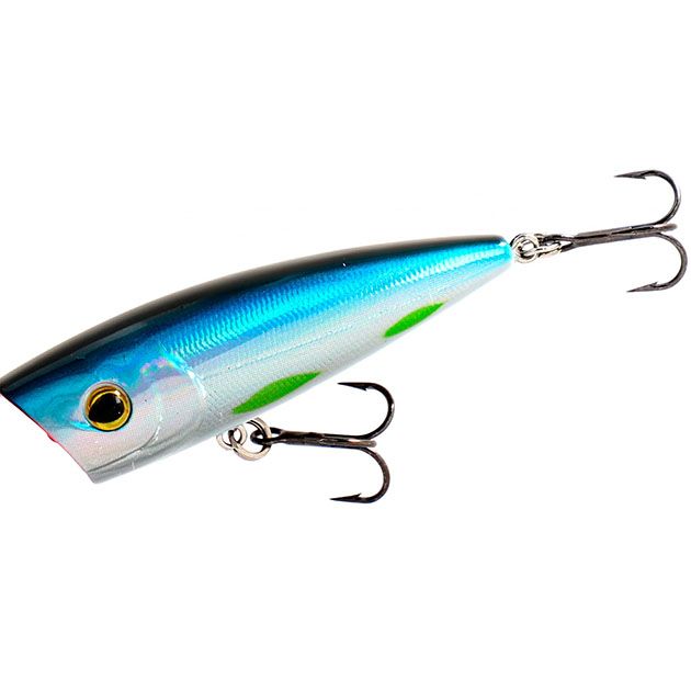 

Поппер Mikado CHA-CHA PWF-CC-60F-BB всплывающий 8г, 60мм, синий/блик, Зеленый, Cha-Cha