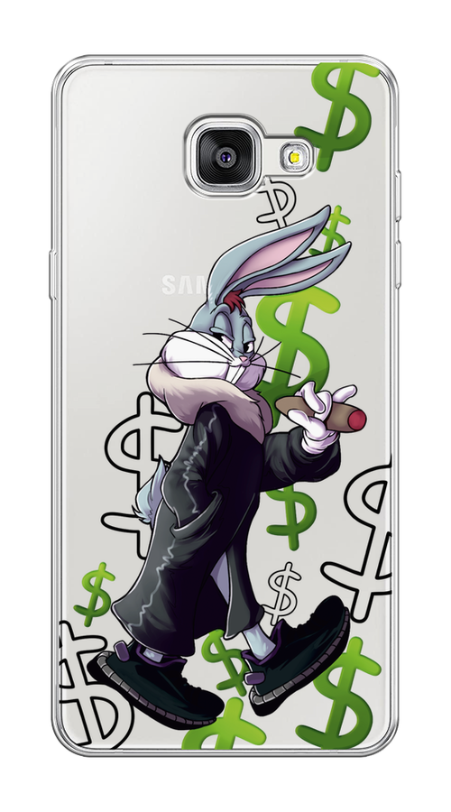 

Чехол на Samsung Galaxy A5 2016 "Rich Bugs Bunny", Зеленый;черный;голубой, 20550-6