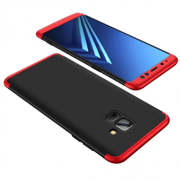 фото Чехол gkk likgus для samsung a530 galaxy a8 (2018) black/red