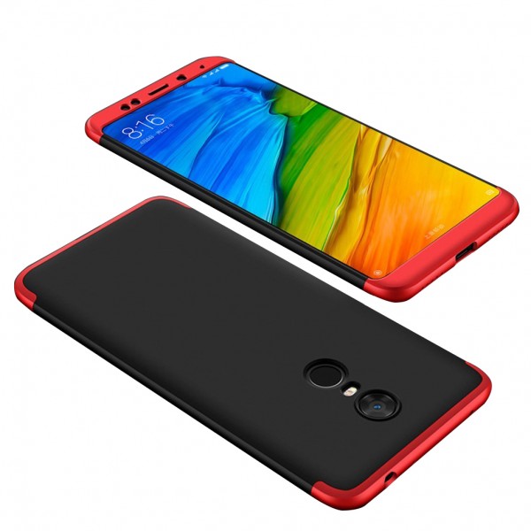 фото Чехол gkk likgus для xiaomi redmi 5 plus/redmi note 5 (sc) black/red