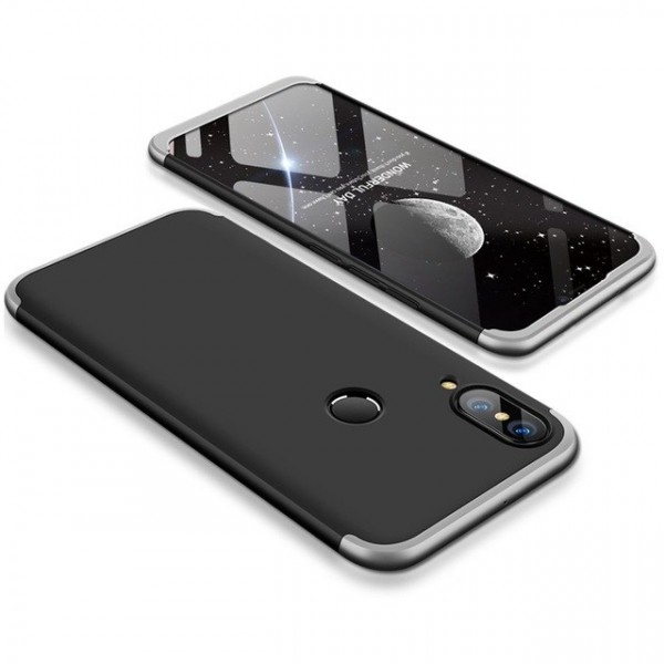 фото Чехол gkk likgus для huawei p20 lite black/silver