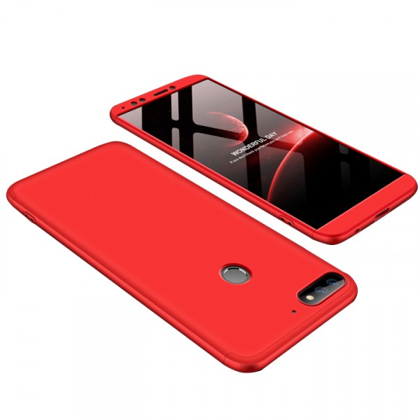 фото Чехол gkk likgus для huawei honor 9i/9n (2018) red