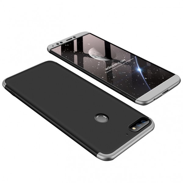 фото Чехол gkk likgus для huawei honor 9i/9n (2018) black/silver