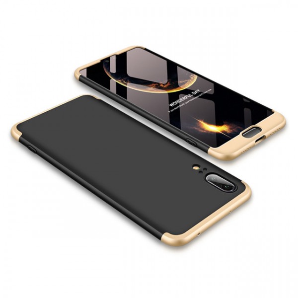 фото Чехол gkk likgus для huawei p20 black/gold