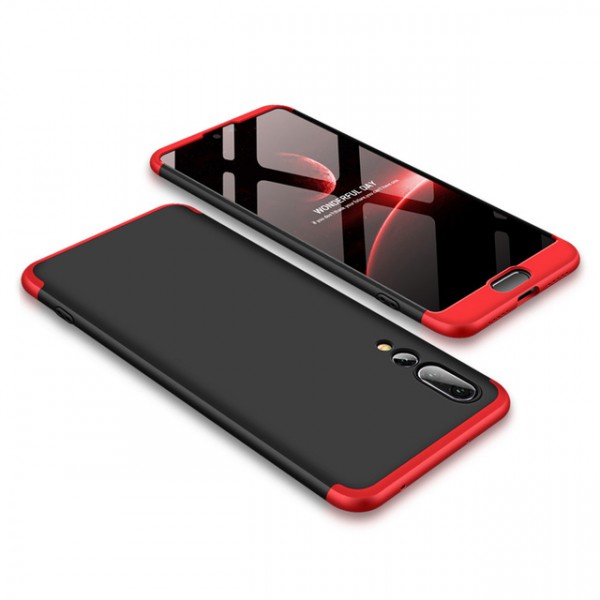 фото Чехол gkk likgus для huawei p20 pro black/red