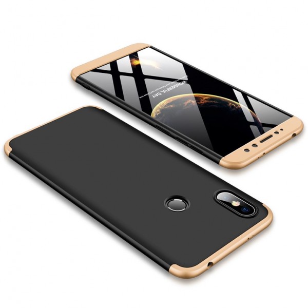 фото Чехол gkk likgus для xiaomi redmi s2 black / gold