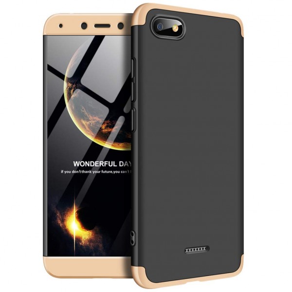 фото Чехол gkk likgus для xiaomi redmi 6a black/gold