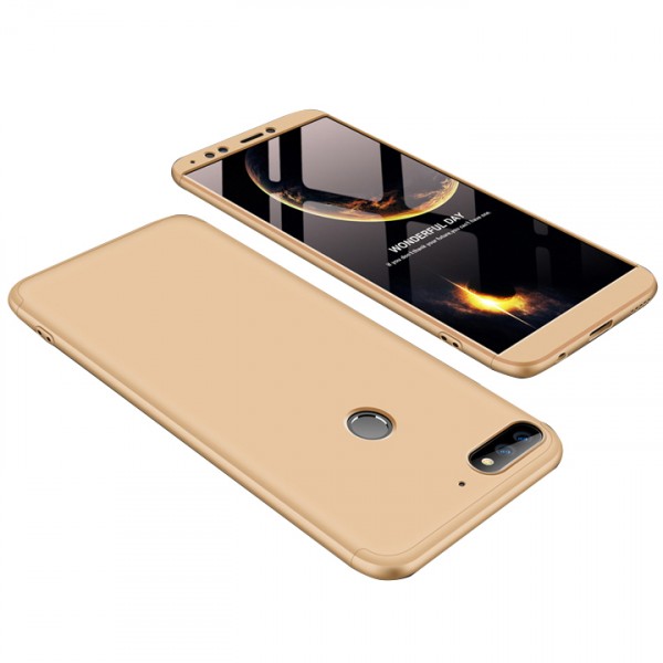 фото Чехол gkk likgus для huawei honor 7a pro/y6 prime 2018 gold