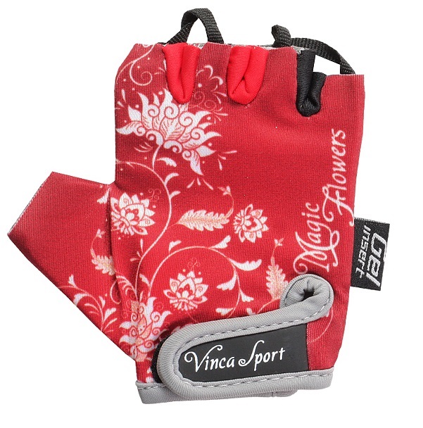 

Велоперчатки Vinca Sport Magic Flowers, красный, 4XS, Magic Flowers
