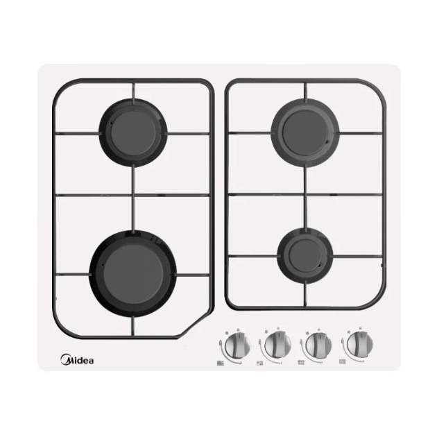 

Встраиваемая варочная панель газовая Midea MG640W белый, MG640W