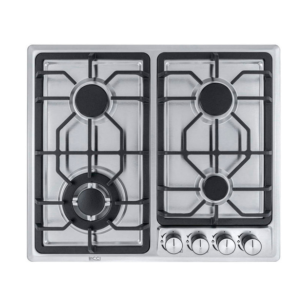 

Встраиваемая газовая панель RICCI HBS4514 Silver, HBS4514