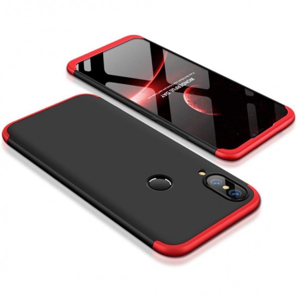 фото Чехол gkk likgus для huawei p smart+ (nova 3i) black/red