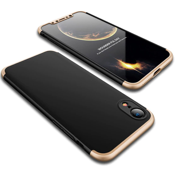 

Чехол GKK LikGus для Apple iPhone XR (6.1) Black /Gold