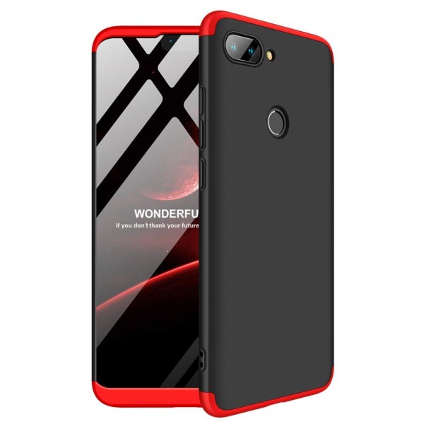 фото Чехол gkk likgus для xiaomi mi 8 lite/mi 8 youth (mi 8x) black/red