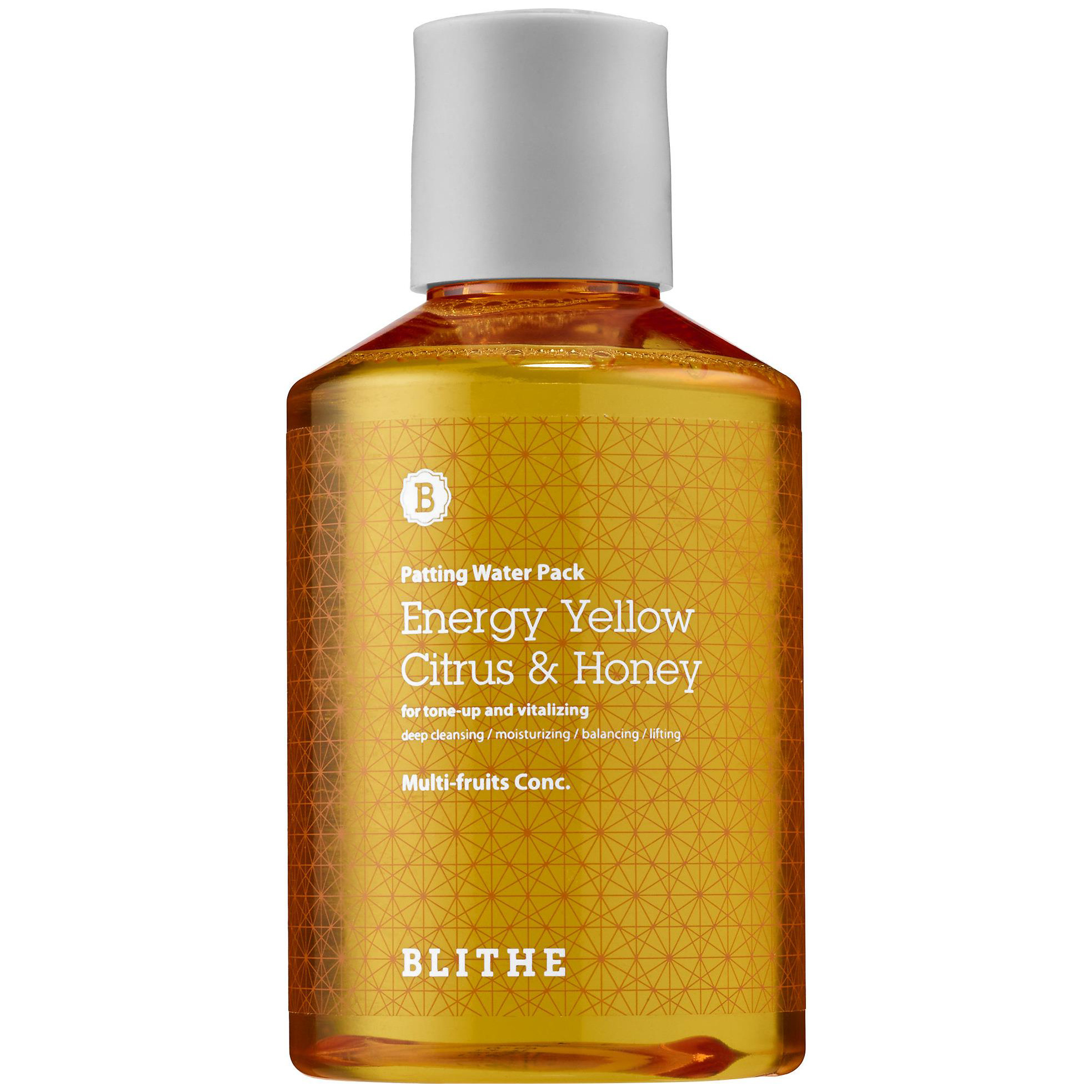 

Маска для лица BLITHE Energy Yellow Citrus & Honey 200 мл, energy Yellow Citrus & Honey
