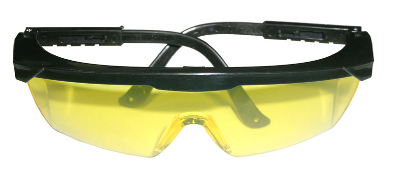 фото Очки защитные желтые с регулируемыми душками класс защиты 3.4 skrab 276144