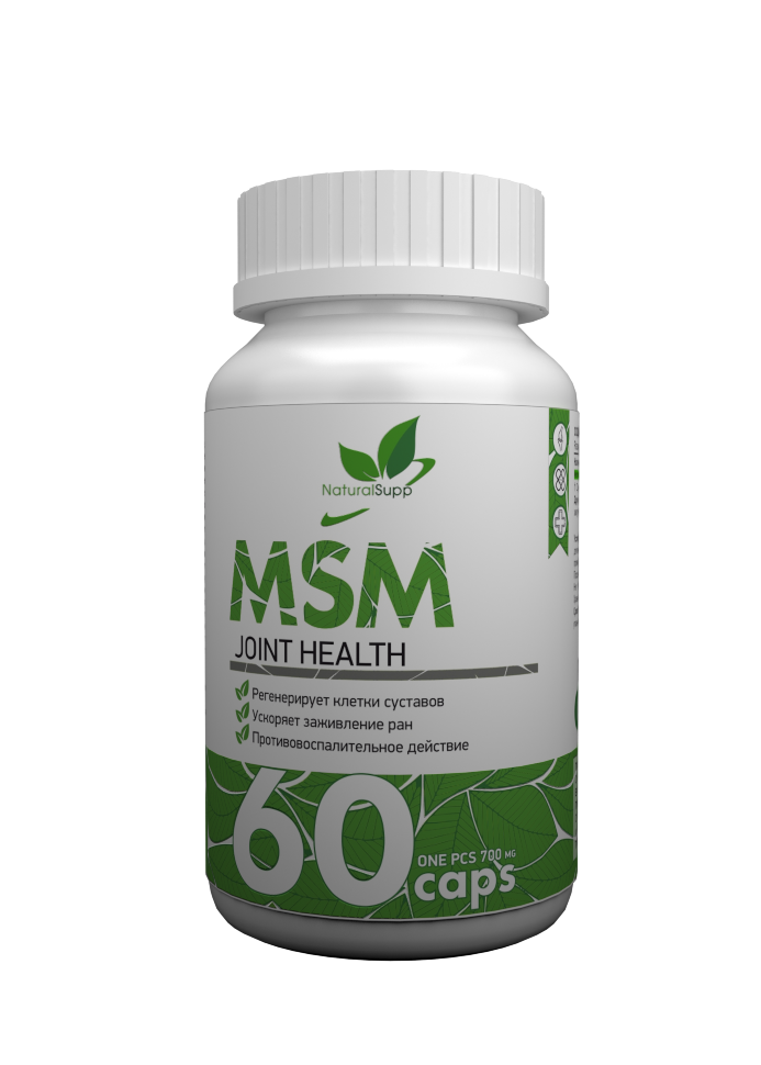 фото Msm naturalsupp 60 капсул unflavored