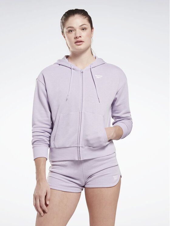 

Толстовка женская Reebok 0000301160083 фиолетовая S, Фиолетовый, 0000301160083