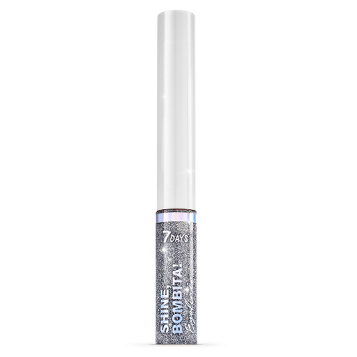 фото Мерцающая подводка для глаз7days shine, bombita! / 606 silver, 4,8 мл