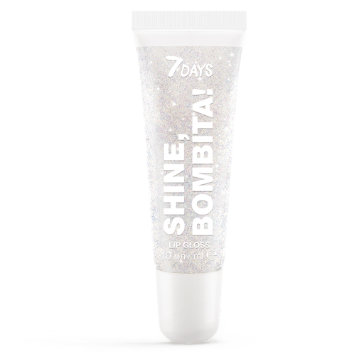

Мерцающий блеск для губ 7DAYS SHINE, BOMBITA! / 201 Ice me, 10 мл