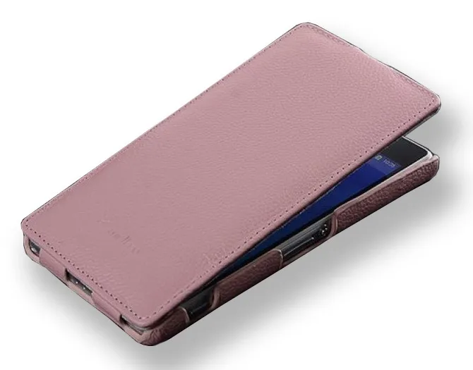 

Кожаный чехол Melkco Jacka Type для Sony Xperia Z2/D6503/L50w розовый