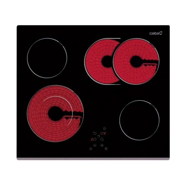 

Встраиваемая электрическая панель Cata TCDO 604 BV Black, TCDO 604 BV