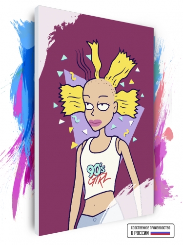 

Картина по номерам Красиво Красим на холсте 90 s girl 60 х 90 см, 79064