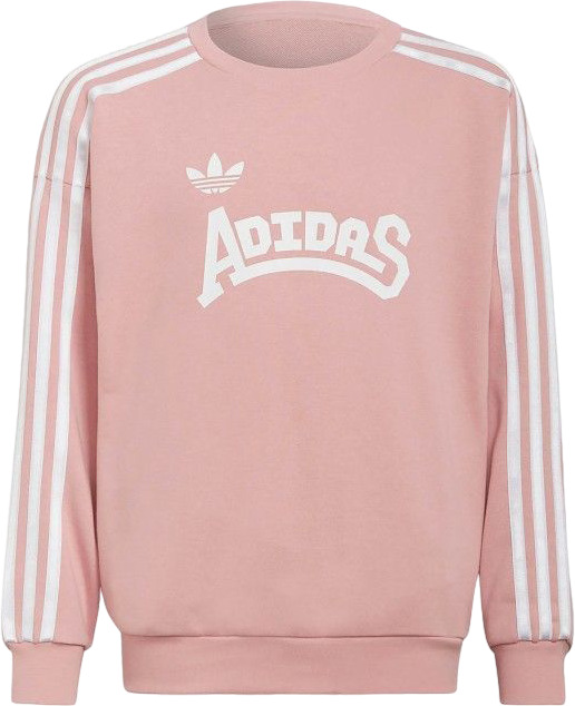 Свитшот детский Adidas Graphic Crew Sweatshirt розовый, 128