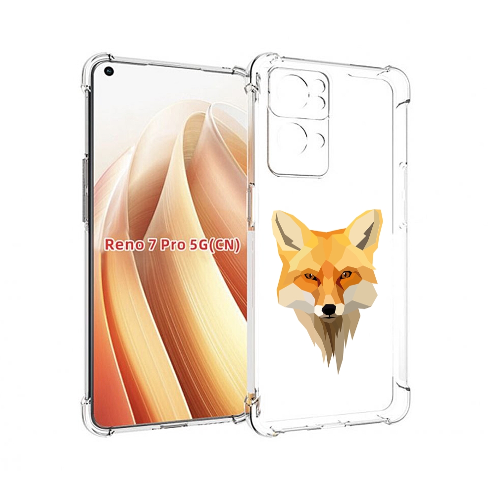

Чехол MyPads голова-лисы для OPPO Reno7 Pro 5G, Прозрачный, Tocco