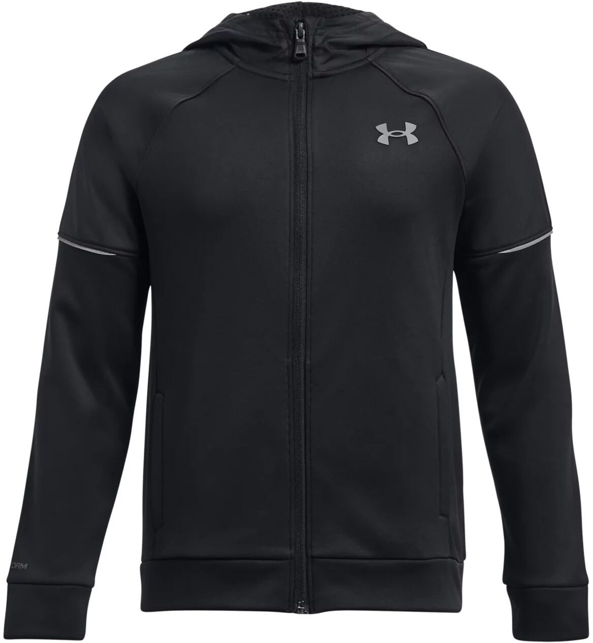 Толстовка детская Under Armour Ua Af Storm Fz Hoodie черный, 134