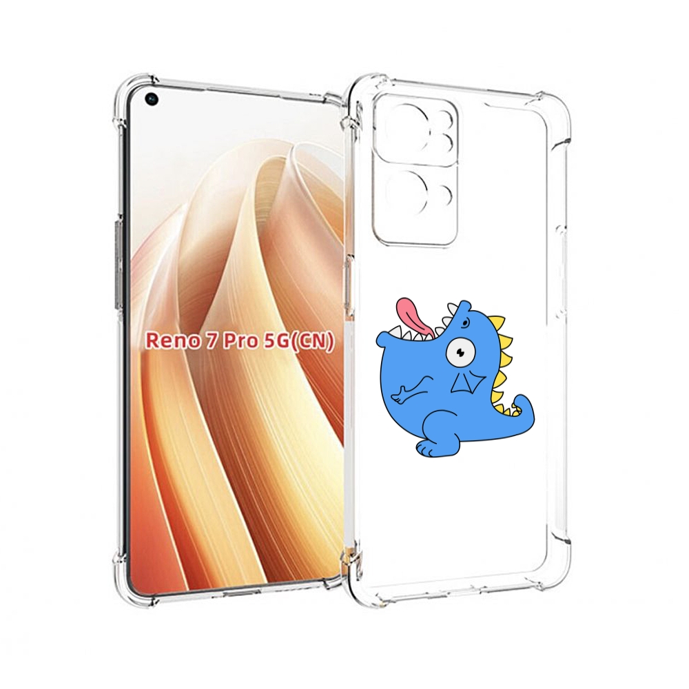 

Чехол MyPads голубая-рыбка для OPPO Reno7 Pro 5G, Прозрачный, Tocco