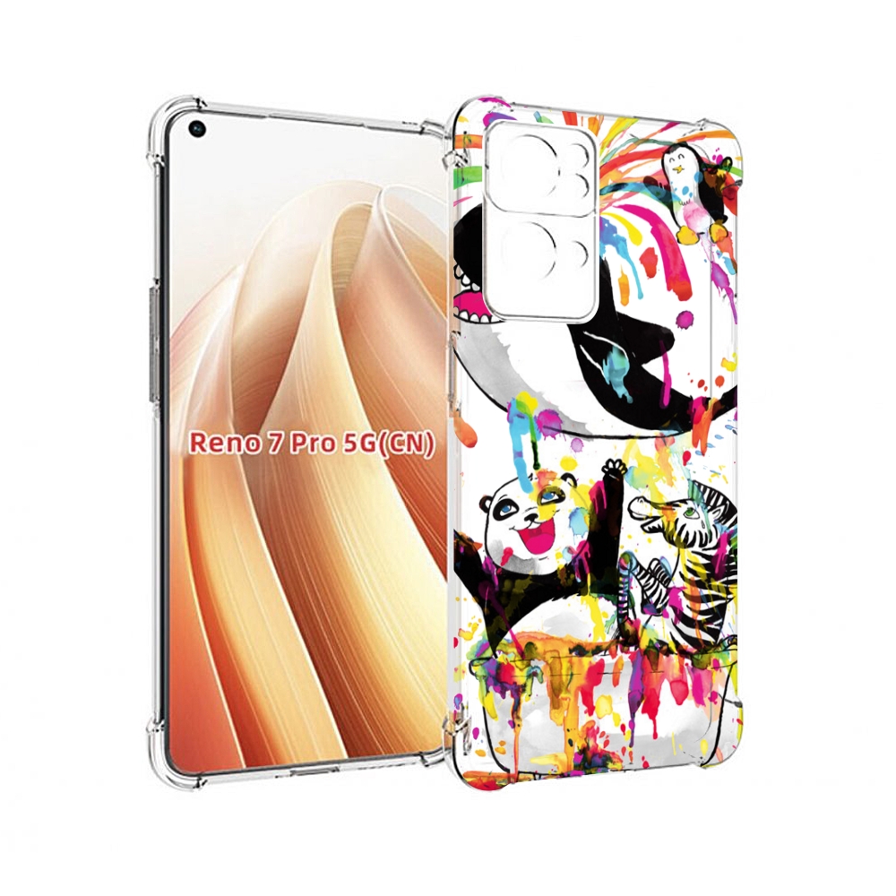 

Чехол MyPads Хиппи кит для OPPO Reno7 Pro 5G, Прозрачный, Tocco