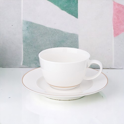 

Чайная пара Lefard, фарфор, 270 мл, Белый