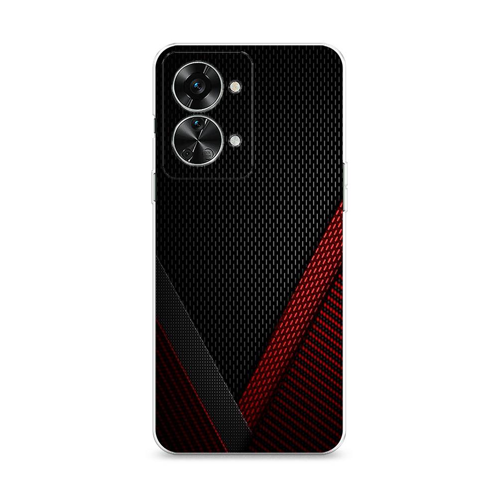 

Чехол Awog на OnePlus Nord 2T / ВанПлас Норд 2T "Красный карбон", Разноцветный, 153250-3