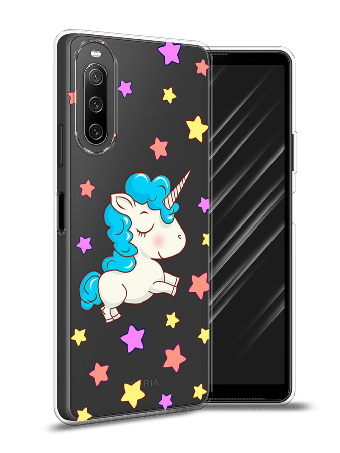 

Чехол Awog на Sony Xperia 10 IV "Звездный единорог", Разноцветный, 55250-2
